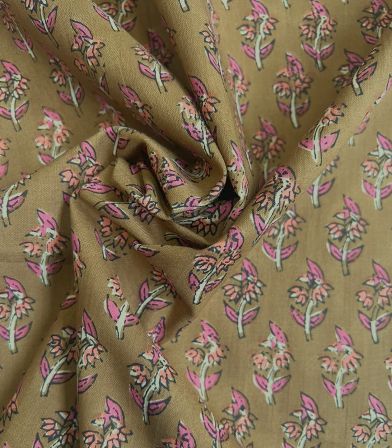 Voile de coton - Inaya bronze