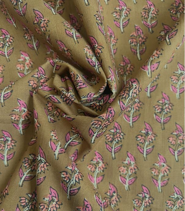 Voile de coton - Inaya bronze Voile de coton - Inaya bronze
