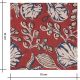 Voile de coton - Vamika rouge brique