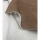 Tissu double face sherpa / suédine - Noisette