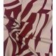 Tissu viscose Abstract Shape - Burgundy