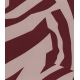 Tissu viscose Abstract Shape - Burgundy