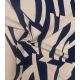 Tissu viscose Abstract Shape - Navy