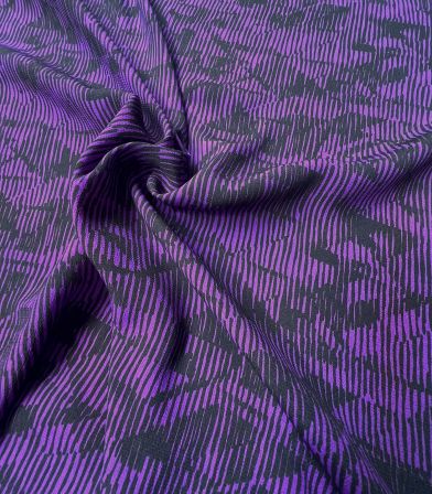 Tissu crêpe viscose - Sortilège Magic purple Tissu crêpe viscose - Sortilège Magic purple