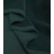 Tissu velours lisse stretch - Vert sombre