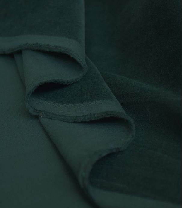 Tissu Velvet - Mystic green