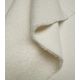 Tissu double face teddy / polaire - Ecru