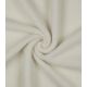 Tissu double face teddy / polaire - Ecru