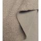 Tissu double face teddy / polaire - Beige