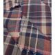 Tissu Flanelle de coton - Tartan choco / navy