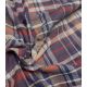 Tissu Flanelle de coton - Tartan choco / navy
