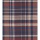 Tissu Flanelle de coton - Tartan choco / navy