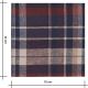 Tissu Flanelle de coton - Tartan choco / navy