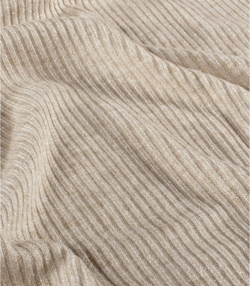 Tissu maille côtelé - Beige Tissu maille côtelé - Beige