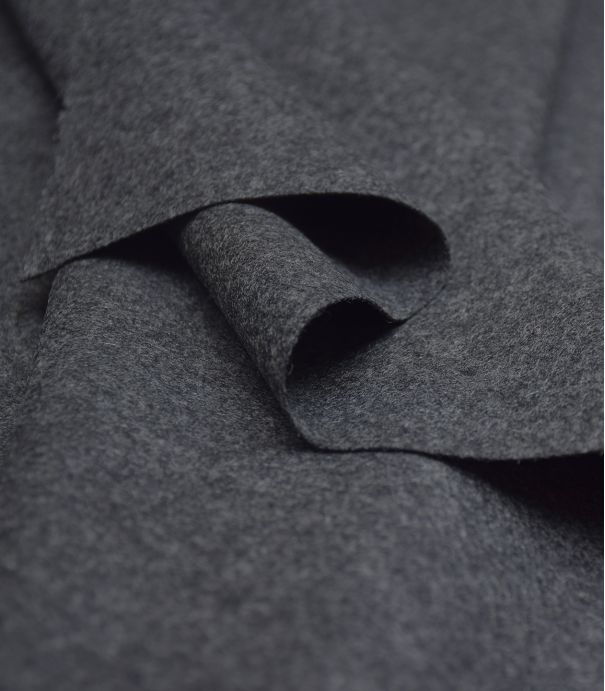 Tissu Drap de laine fin - charcoal