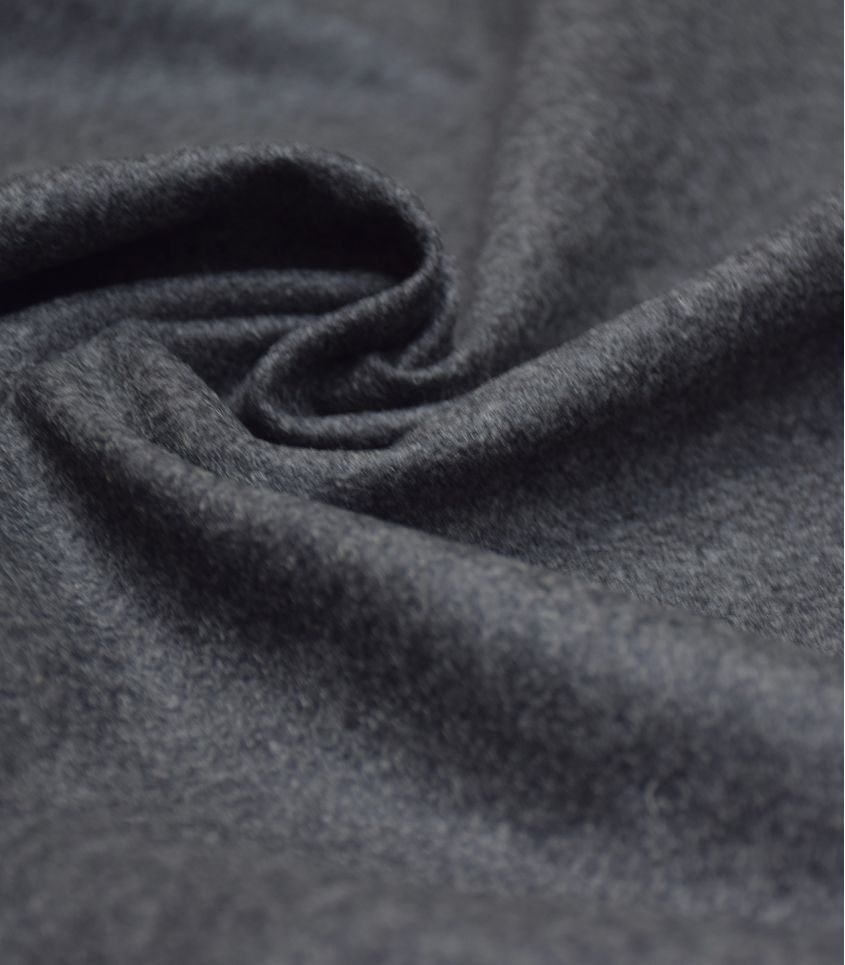 Tissu Drap de laine fin - charcoal Tissu Drap de laine fin - charcoal