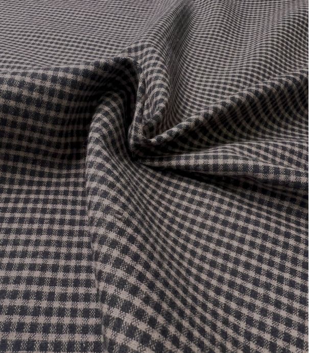 Flanelle vichy - Noir