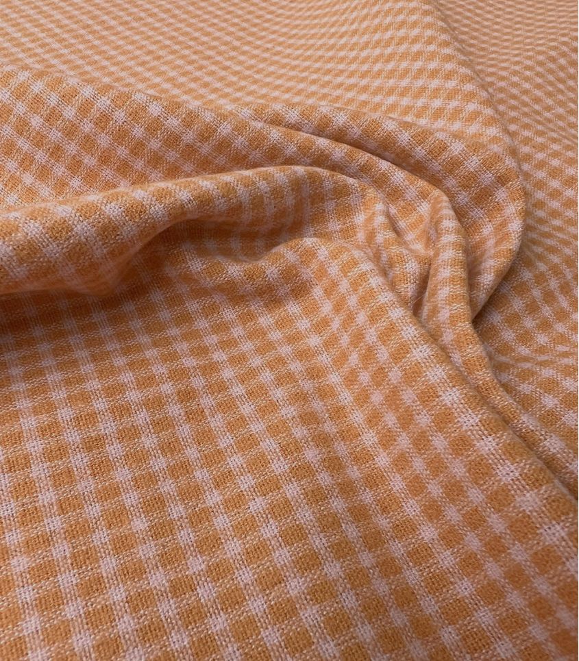 Flannelle vichy - Ambre Flannelle vichy - Ambre
