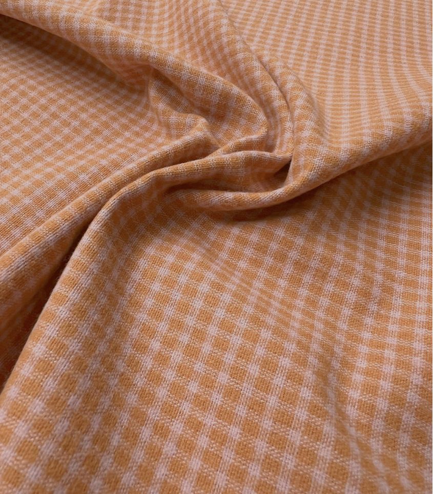 Flannelle vichy - Ambre Flannelle vichy - Ambre