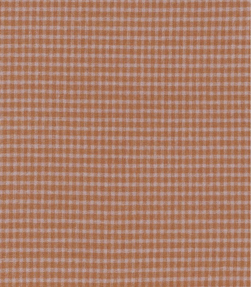 Flannelle vichy - Ambre Flannelle vichy - Ambre