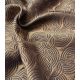 Tissu jacquard Entrelac - Bronze