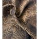Tissu jacquard Entrelac - Bronze