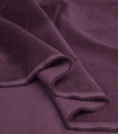 Tissu velours côtelé souple - Mulberry