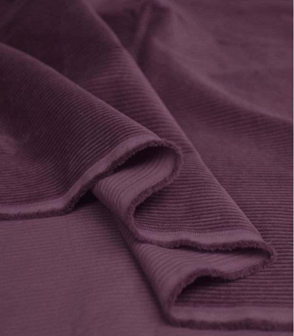 Tissu velours côtelé souple - Mulberry