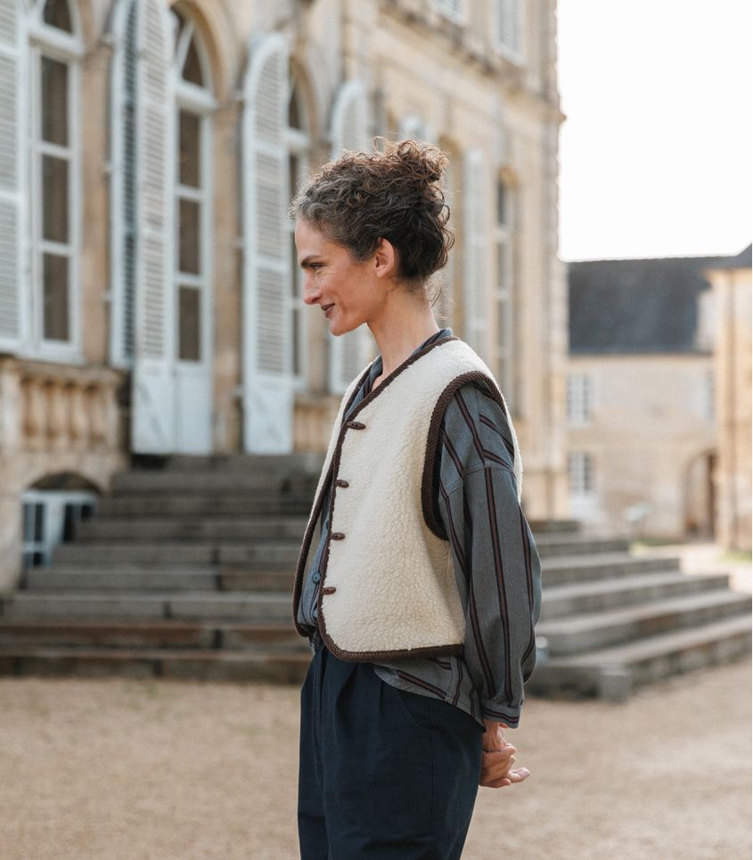 Box "Mon gilet Biquette" - Sherpa laine Box "Mon gilet Biquette" - Sherpa laine