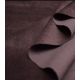 Tissu velours lisse - Chocolat