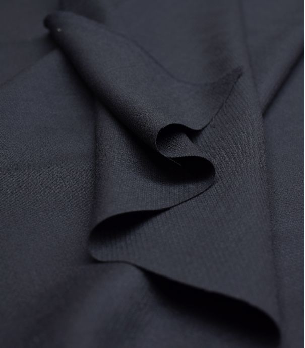 Tissu crêpe de laine - Nuit