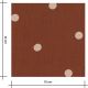 Tissu crêpe viscose - Jolly dots Noisette