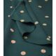 copy ofTissu crêpe viscose - Jolly dots Vert bouteille