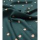 copy ofTissu crêpe viscose - Jolly dots Vert bouteille