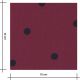 copy ofTissu crêpe viscose - Jolly dots Cranberries