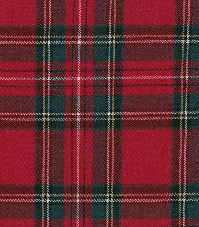 Tissu écossais rouge et vert Tissu écossais rouge et vert