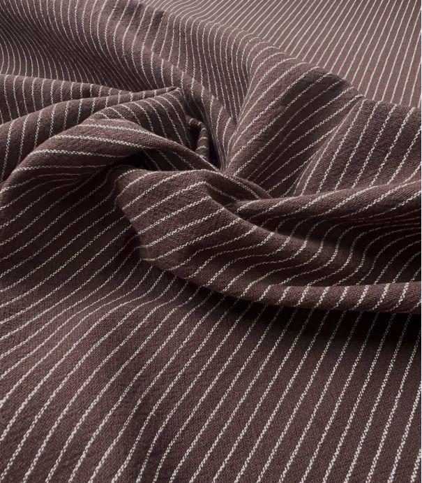 Tissu rayures Lima - Choco