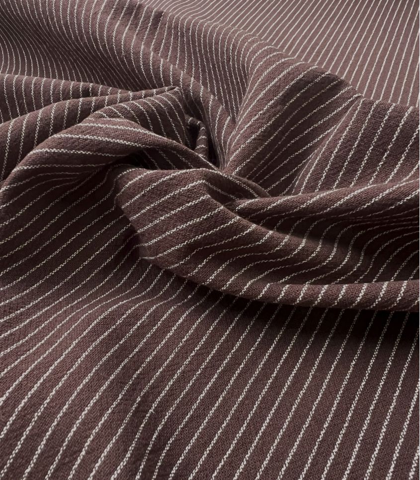 Tissu rayures Lima - Choco