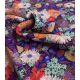 Tissu viscose - Fleurs d'automne