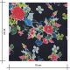 Tissu viscose -Petits bouquets