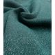 Tissu molleton Teal - lurex argent
