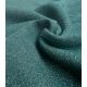 Tissu molleton Teal - lurex argent