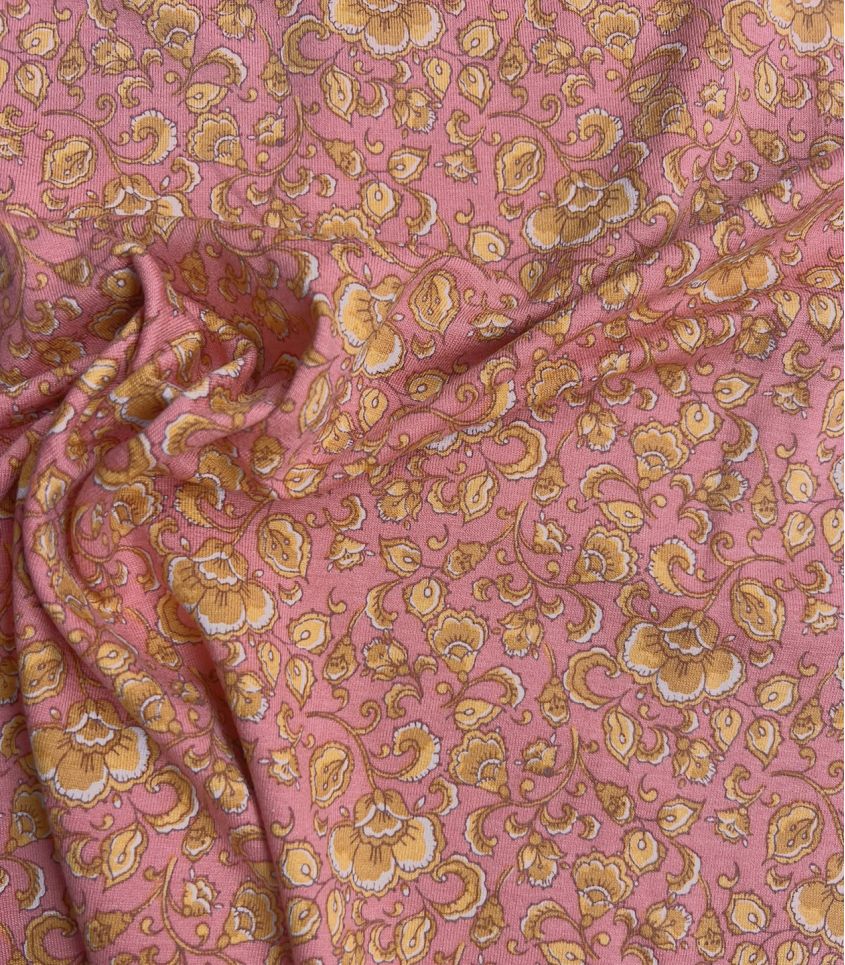 Tissu jersey viscose - Romantic Flowers