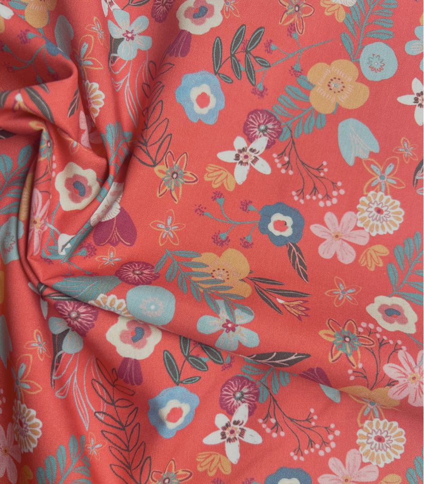 Popeline - Flowers Rights Popeline - Flowers Rights