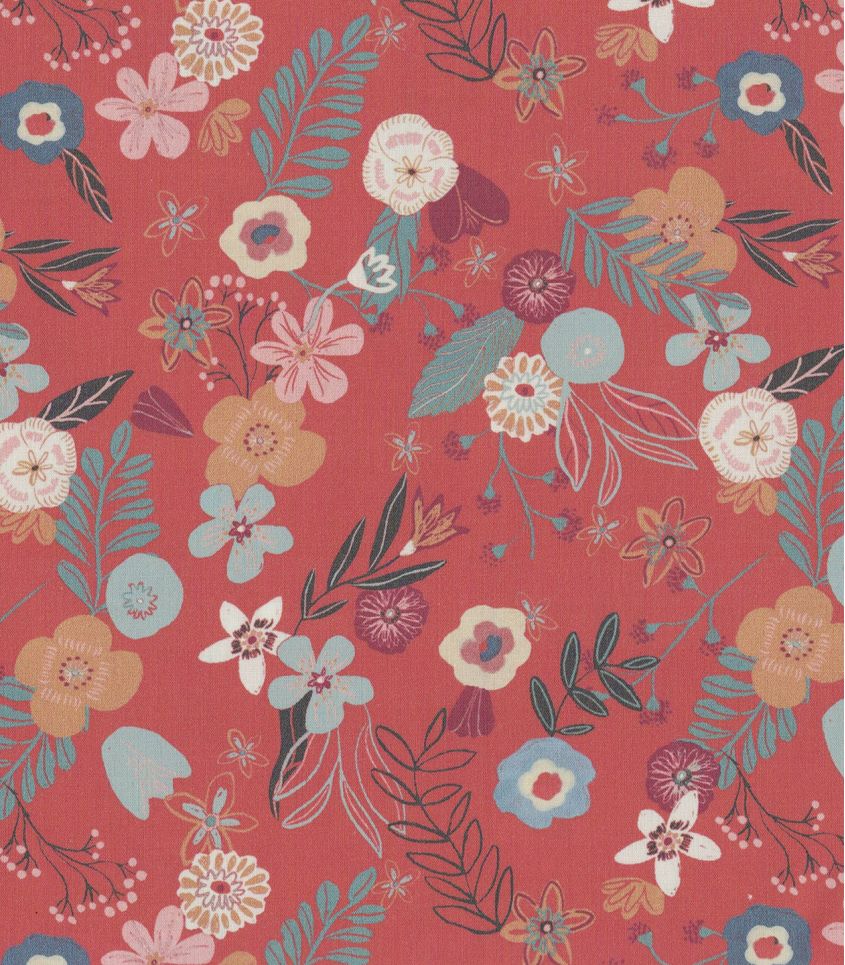 Popeline - Flowers Rights Popeline - Flowers Rights