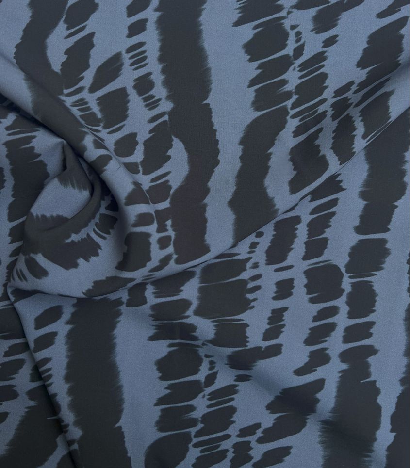 Tissu viscose Tie & Dye - Ardoise Charcoal