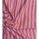 Tissu coton lavé - Rayures Blush