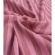 Tissu coton lavé - Rayures Blush