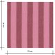 Tissu coton lavé - Rayures Blush
