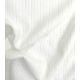 Tissu jersey pointelle - Ecru